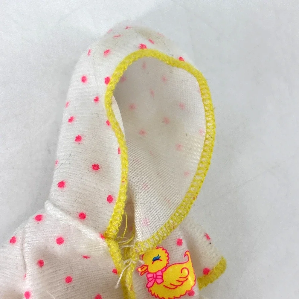 1994 Barbie Bath Time Fun Kelly White Ducky Robe‎ Hooded Towel 14552 Vintage